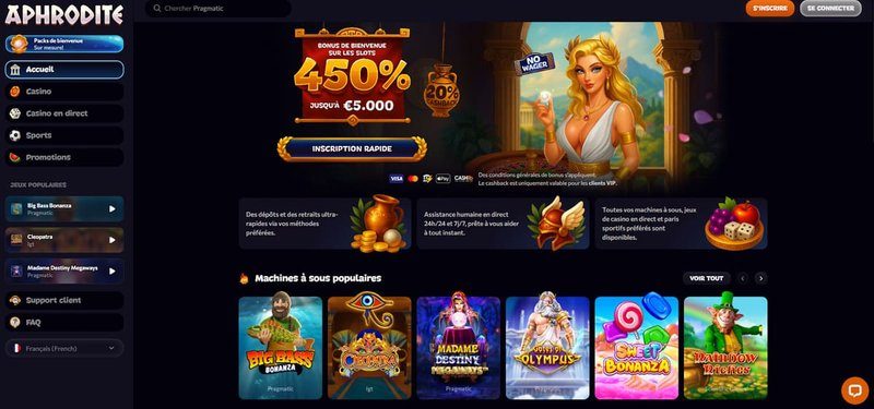 En savoir plus sur aphrodite casino France